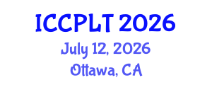 International Conference on Critical Pedagogy, Learning and Teaching (ICCPLT) July 12, 2026 - Ottawa, Canada