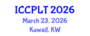 International Conference on Critical Pedagogy, Learning and Teaching (ICCPLT) March 23, 2026 - Kuwait, Kuwait International Conference on Critical Pedagogy, Learning and Teaching (ICCPLT) March 23, 2026 - Kuwait, Kuwait