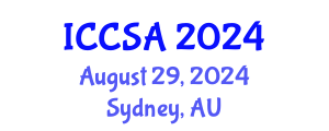 International Conference on Crop Science and Agronomy (ICCSA) August 29, 2024 - Sydney, Australia