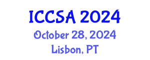 International Conference on Crop Science and Agronomy (ICCSA) October 28, 2024 - Lisbon, Portugal