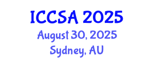 International Conference on Crop Science and Agronomy (ICCSA) August 30, 2025 - Sydney, Australia