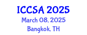 International Conference on Crop Science and Agronomy (ICCSA) March 08, 2025 - Bangkok, Thailand