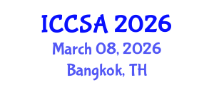 International Conference on Crop Science and Agronomy (ICCSA) March 08, 2026 - Bangkok, Thailand