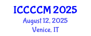 International Conference on Cross Cultural Competence and Management (ICCCCM) August 12, 2025 - Venice, Italy