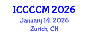 International Conference on Cross Cultural Competence and Management (ICCCCM) January 14, 2026 - Zurich, Switzerland