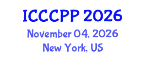 International Conference on Cross Cultural Psychology and Personality (ICCCPP) November 04, 2026 - New York, United States International Conference on Cross Cultural Psychology and Personality (ICCCPP) November 04, 2026 - New York, United States