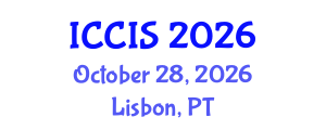 International Conference on Cryptography and Information Security (ICCIS) October 28, 2026 - Lisbon, Portugal