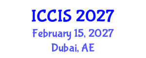 International Conference on Cryptography and Information Security (ICCIS) February 15, 2027 - Dubai, United Arab Emirates International Conference on Cryptography and Information Security (ICCIS) February 15, 2027 - Dubai, United Arab Emirates