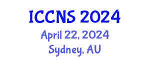 International Conference on Cryptography and Network Security (ICCNS) April 22, 2024 - Sydney, Australia