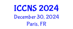 International Conference on Cryptography and Network Security (ICCNS) December 30, 2024 - Paris, France