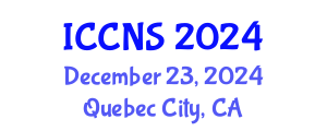 International Conference on Cryptography and Network Security (ICCNS) December 23, 2024 - Quebec City, Canada