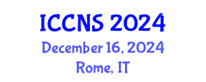 International Conference on Cryptography and Network Security (ICCNS) December 16, 2024 - Rome, Italy