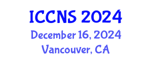 International Conference on Cryptography and Network Security (ICCNS) December 16, 2024 - Vancouver, Canada