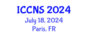 International Conference on Cryptography and Network Security (ICCNS) July 18, 2024 - Paris, France