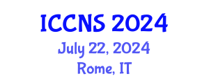 International Conference on Cryptography and Network Security (ICCNS) July 22, 2024 - Rome, Italy