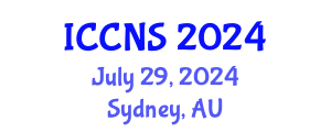 International Conference on Cryptography and Network Security (ICCNS) July 29, 2024 - Sydney, Australia