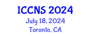 International Conference on Cryptography and Network Security (ICCNS) July 18, 2024 - Toronto, Canada