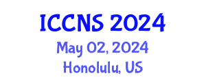 International Conference on Cryptography and Network Security (ICCNS) May 02, 2024 - Honolulu, United States