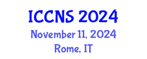 International Conference on Cryptography and Network Security (ICCNS) November 11, 2024 - Rome, Italy