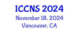 International Conference on Cryptography and Network Security (ICCNS) November 18, 2024 - Vancouver, Canada