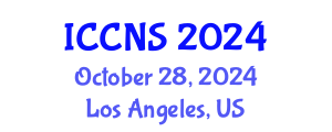 International Conference on Cryptography and Network Security (ICCNS) October 28, 2024 - Los Angeles, United States