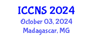 International Conference on Cryptography and Network Security (ICCNS) October 03, 2024 - Madagascar, Madagascar