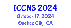 International Conference on Cryptography and Network Security (ICCNS) October 17, 2024 - Quebec City, Canada