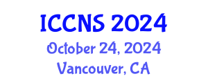 International Conference on Cryptography and Network Security (ICCNS) October 24, 2024 - Vancouver, Canada