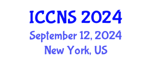 International Conference on Cryptography and Network Security (ICCNS) September 12, 2024 - New York, United States