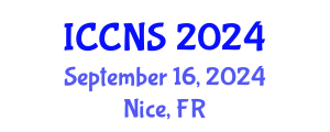 International Conference on Cryptography and Network Security (ICCNS) September 16, 2024 - Nice, France
