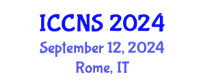 International Conference on Cryptography and Network Security (ICCNS) September 12, 2024 - Rome, Italy