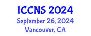 International Conference on Cryptography and Network Security (ICCNS) September 26, 2024 - Vancouver, Canada