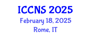 International Conference on Cryptography and Network Security (ICCNS) February 18, 2025 - Rome, Italy
