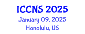 International Conference on Cryptography and Network Security (ICCNS) January 09, 2025 - Honolulu, United States