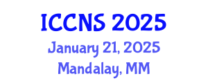 International Conference on Cryptography and Network Security (ICCNS) January 21, 2025 - Mandalay, Myanmar