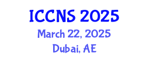 International Conference on Cryptography and Network Security (ICCNS) March 22, 2025 - Dubai, United Arab Emirates