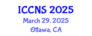 International Conference on Cryptography and Network Security (ICCNS) March 29, 2025 - Ottawa, Canada