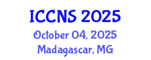 International Conference on Cryptography and Network Security (ICCNS) October 04, 2025 - Madagascar, Madagascar