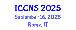 International Conference on Cryptography and Network Security (ICCNS) September 16, 2025 - Rome, Italy