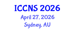 International Conference on Cryptography and Network Security (ICCNS) April 27, 2026 - Sydney, Australia International Conference on Cryptography and Network Security (ICCNS) April 27, 2026 - Sydney, Australia