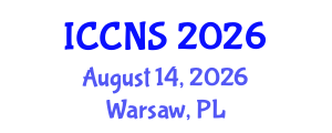 International Conference on Cryptography and Network Security (ICCNS) August 14, 2026 - Warsaw, Poland International Conference on Cryptography and Network Security (ICCNS) August 14, 2026 - Warsaw, Poland