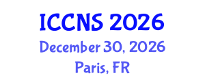 International Conference on Cryptography and Network Security (ICCNS) December 30, 2026 - Paris, France International Conference on Cryptography and Network Security (ICCNS) December 30, 2026 - Paris, France