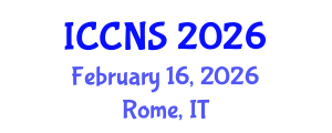 International Conference on Cryptography and Network Security (ICCNS) February 16, 2026 - Rome, Italy International Conference on Cryptography and Network Security (ICCNS) February 16, 2026 - Rome, Italy