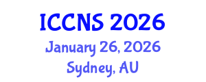 International Conference on Cryptography and Network Security (ICCNS) January 26, 2026 - Sydney, Australia International Conference on Cryptography and Network Security (ICCNS) January 26, 2026 - Sydney, Australia