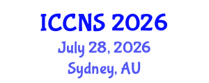 International Conference on Cryptography and Network Security (ICCNS) July 28, 2026 - Sydney, Australia International Conference on Cryptography and Network Security (ICCNS) July 28, 2026 - Sydney, Australia