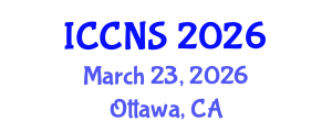 International Conference on Cryptography and Network Security (ICCNS) March 23, 2026 - Ottawa, Canada International Conference on Cryptography and Network Security (ICCNS) March 23, 2026 - Ottawa, Canada