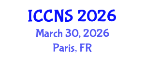 International Conference on Cryptography and Network Security (ICCNS) March 30, 2026 - Paris, France International Conference on Cryptography and Network Security (ICCNS) March 30, 2026 - Paris, France