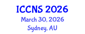 International Conference on Cryptography and Network Security (ICCNS) March 30, 2026 - Sydney, Australia International Conference on Cryptography and Network Security (ICCNS) March 30, 2026 - Sydney, Australia