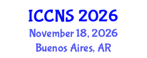 International Conference on Cryptography and Network Security (ICCNS) November 18, 2026 - Buenos Aires, Argentina International Conference on Cryptography and Network Security (ICCNS) November 18, 2026 - Buenos Aires, Argentina