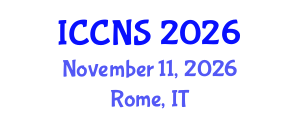 International Conference on Cryptography and Network Security (ICCNS) November 11, 2026 - Rome, Italy